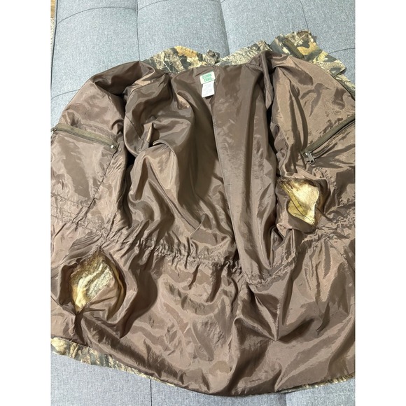 Vintage Ozark Trail Hunting Jacket Men Large 100% Cotton Mossy Oak Camo 90s - Picture 6 of 6
